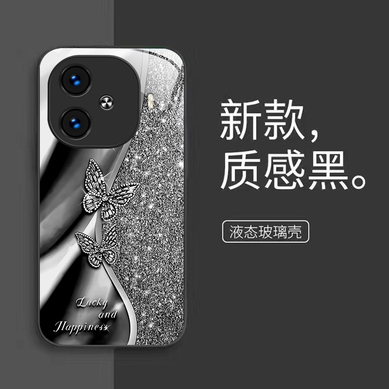 مناسبة لحالة الهاتف المحمول VIVOS20 S19 Crystal Flash Butterfly S18 Metal Liquid S17 Lucky S16 شامل S12 المضاد للسقوط مناسبة لحالة الهاتف المحمول VIVOS20 S19 Crystal Flash Butterfly S18 Metal Liquid S17 Lucky S16 شامل S12 المضاد للسقوط