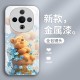 ينطبق على Vivoy50 Mobile Phone Case S20 Cartoon S19 Winnie Bear S17 Blue Flower Pro Liquid Y77 لطيف