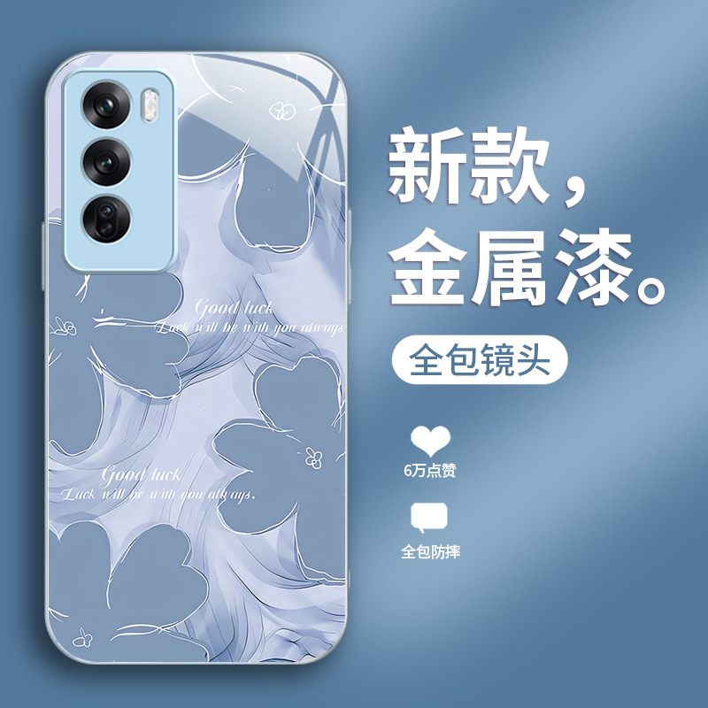 ملطخة Camellia مناسبة لـ Opporeno13 Mobile Phone Case A1 Light Luxury Retro A2 Fashion Trendy Mark ملطخة Camellia مناسبة لـ Opporeno13 Mobile Phone Case A1 Light Luxury Retro A2 Fashion Trendy Mark
