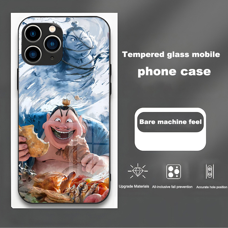 ينطبق على Apple 16 Mobile Phone Case 15 Comic المحلي 14 Nezha 13 Demon Child 12 Plus Plus Plus Glass Pro anti fall and scratch ينطبق على Apple 16 Mobile Phone Case 15 Comic المحلي 14 Nezha 13 Demon Child 12 Plus Plus Plus Glass Pro anti fall and scratch