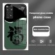 ينطبق على Redmi note11tpro Case Mobile Case Light Luxury Simple Treasure God Lease Frasnable Atmospheric Glass Creative Anti-Fall