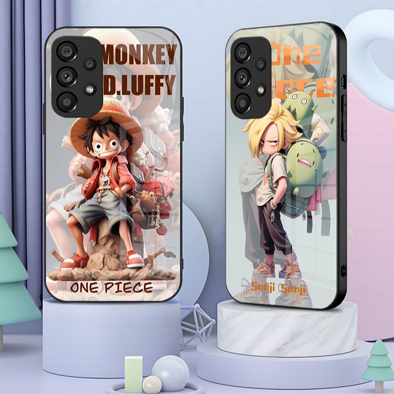 مناسبة لـ Samsung S23 Ultra One Piece 20 Dragon Ball S11 Luffy & Zoro S8 Glass 23 Goku Fe Anti-Fall مناسبة لـ Samsung S23 Ultra One Piece 20 Dragon Ball S11 Luffy & Zoro S8 Glass 23 Goku Fe Anti-Fall