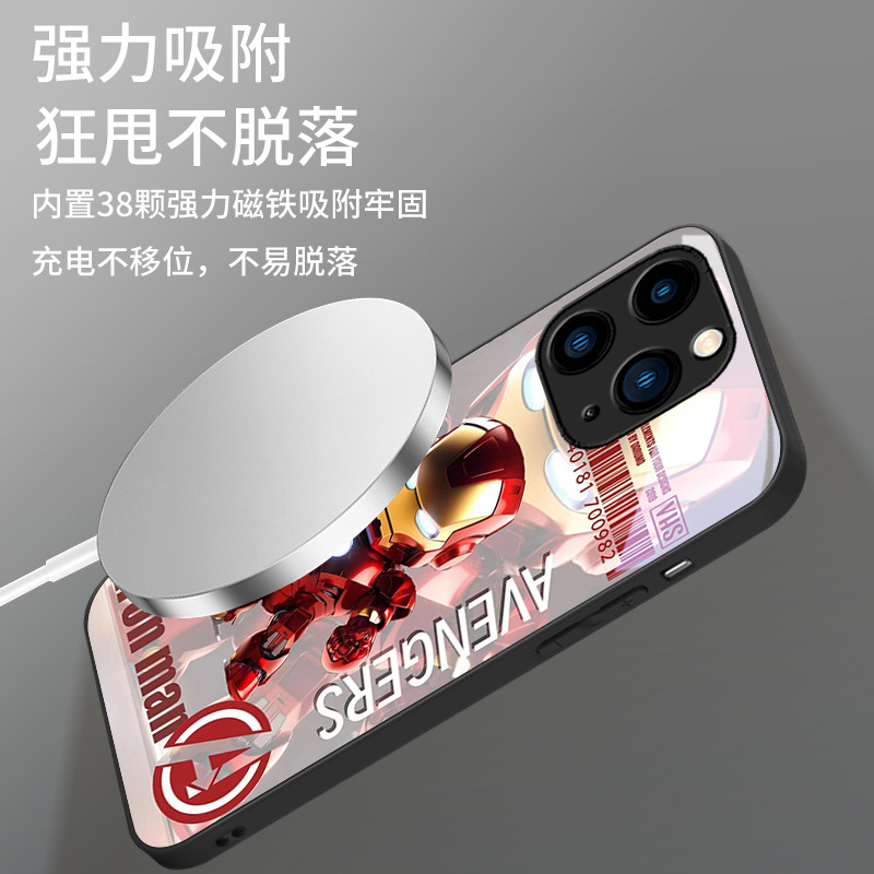 Avengers مناسبة لـ Apple 16 Plus Case 11/12 Animation 13 Marvel Pro Magnetic Case 14 Full Package Avengers مناسبة لـ Apple 16 Plus Case 11/12 Animation 13 Marvel Pro Magnetic Case 14 Full Package