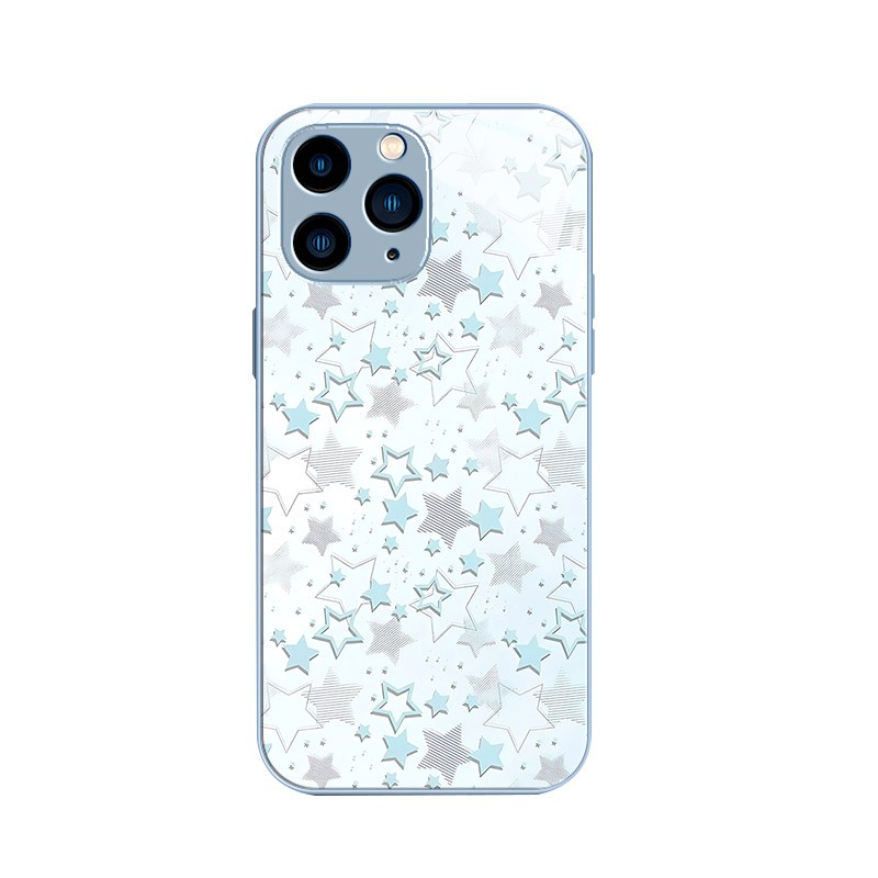 قابلة للتطبيق على Apple 16Plus Mobile Phone Case 15/14 Star Pattern Design 13 Trend 7Plus Metal 12 Internet Celebrity 11 Pully Package قابلة للتطبيق على Apple 16Plus Mobile Phone Case 15/14 Star Pattern Design 13 Trend 7Plus Metal 12 Internet Celebrity 11 Pully Package