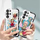 مناسبة لحالة Samsung S24Pro Mobile بالإضافة إلى الرسوم المتحركة S21 قطعة واحدة A70 اليابانية A25 Angel Eye S23 حزمة كاملة