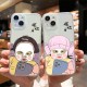 ينطبق على iPhone16 Case 15 Funny 14 Cartoon 13 Cute 12 شفاف 11 Girl Pro Aliexpress تسليم