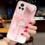 الحبر والمياه Joy Lotus مناسبة للأرز الأحمر Note13 Case Mobile Phone Case K80 High-end Sense K70 الصينية 4x الأزياء الزجاجية