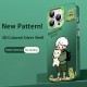 ينطبق على iPhone15 Promax Phone Case Mini زوجين 16 Cat Petting Men and Women 14 Fashion XS Color Silver XR anti-fall
