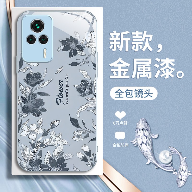مناسبة لـ Redmi K80 Case Mobile Phone Case K70 Flower K60 Small Fresh 50 Painted K40 Light Luxury K30 Liquid Pro Package Full مناسبة لـ Redmi K80 Case Mobile Phone Case K70 Flower K60 Small Fresh 50 Painted K40 Light Luxury K30 Liquid Pro Package Full