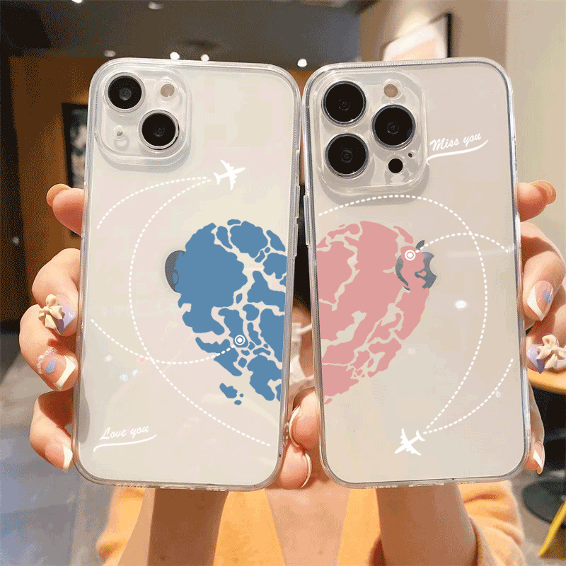 نموذج الزوجين مناسب لـ Apple 15Pro Love Max Transparent بالإضافة نموذج الزوجين مناسب لـ Apple 15Pro Love Max Transparent بالإضافة