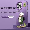 ينطبق على iPhone15 Promax Phone Case Mini زوجين 16 Cat Petting Men and Women 14 Fashion XS Color Silver XR anti-fall ينطبق على iPhone15 Promax Phone Case Mini زوجين 16 Cat Petting Men and Women 14 Fashion XS Color Silver XR anti-fall