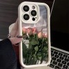 الورد الرومانسي الوردي القابل للتطبيق على Apple Phone Case 15/14/13/12/11PROMAX ART X/XR Personality 78 الورد الرومانسي الوردي القابل للتطبيق على Apple Phone Case 15/14/13/12/11PROMAX ART X/XR Personality 78