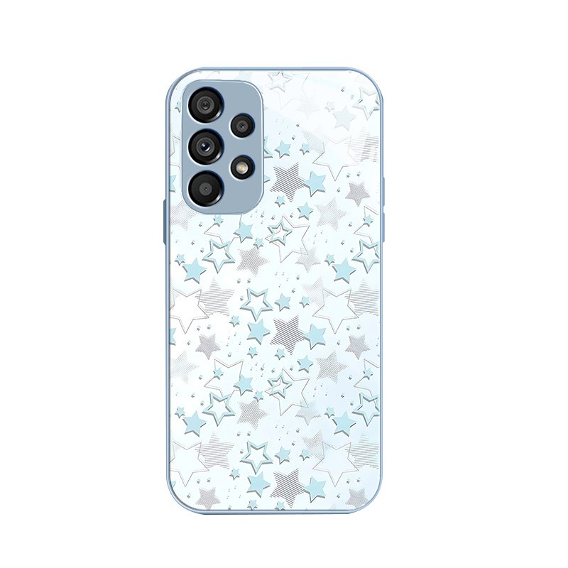 مناسبة لـ Samsung S30 Mobile Phone Case S25 Star Pattern Design S20 Ultra Trendy S22 Metal Fe Celebrity Pro Full Package مناسبة لـ Samsung S30 Mobile Phone Case S25 Star Pattern Design S20 Ultra Trendy S22 Metal Fe Celebrity Pro Full Package