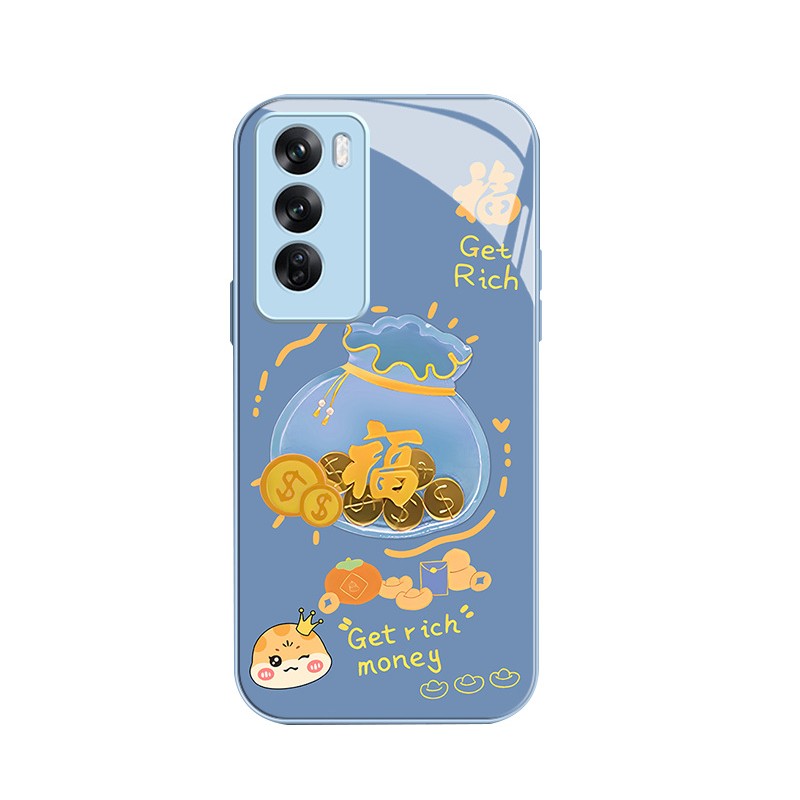 ينطبق على OppofIndx8 Mobile Phone Case New Year X7 Gold Coin Bag A1 Frasnal و Slevant Reno13 Anti-Fall Glass ينطبق على OppofIndx8 Mobile Phone Case New Year X7 Gold Coin Bag A1 Frasnal و Slevant Reno13 Anti-Fall Glass