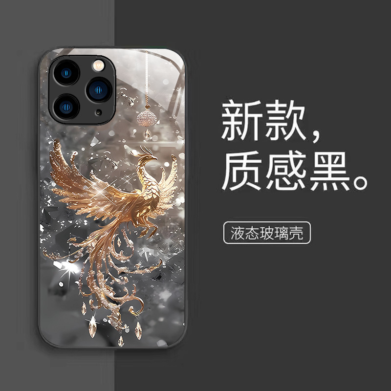 قابلة للتطبيق على Apple 16 Phone Case جديد 14/15 Broken Diamond Phoenix بالإضافة قابلة للتطبيق على Apple 16 Phone Case جديد 14/15 Broken Diamond Phoenix بالإضافة