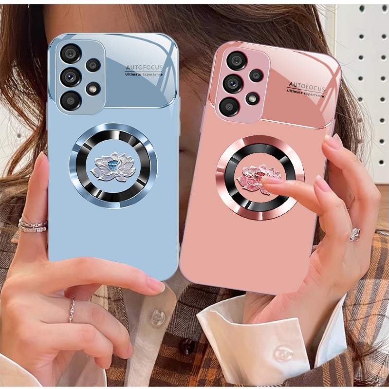 مناسبة لـ Samsung S23 Ultra Metal Liquid S21 Ring Lotus S10E Advanced Anti Fall S20 Aliexpress مناسبة لـ Samsung S23 Ultra Metal Liquid S21 Ring Lotus S10E Advanced Anti Fall S20 Aliexpress