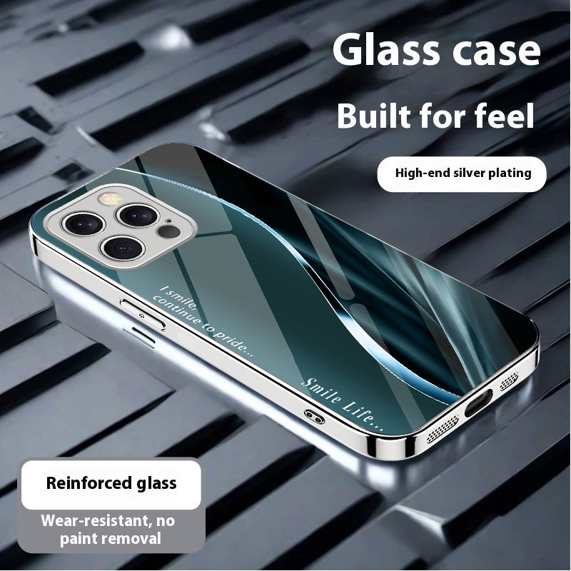ينطبق على iPhone 16 Mobile Phone Case 15 New Model 14 Smart Apple 13 Line Pro Plating Silver 12 anti fall ينطبق على iPhone 16 Mobile Phone Case 15 New Model 14 Smart Apple 13 Line Pro Plating Silver 12 anti fall