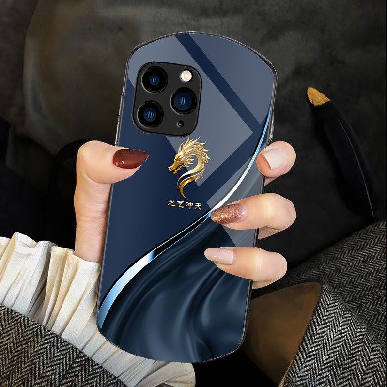 ينطبق على Apple 15 Dragon Qi Chongtian 13max Oval 11 Cloth Pattern 12mini Anti-Fall iPhone x aliexpress ينطبق على Apple 15 Dragon Qi Chongtian 13max Oval 11 Cloth Pattern 12mini Anti-Fall iPhone x aliexpress