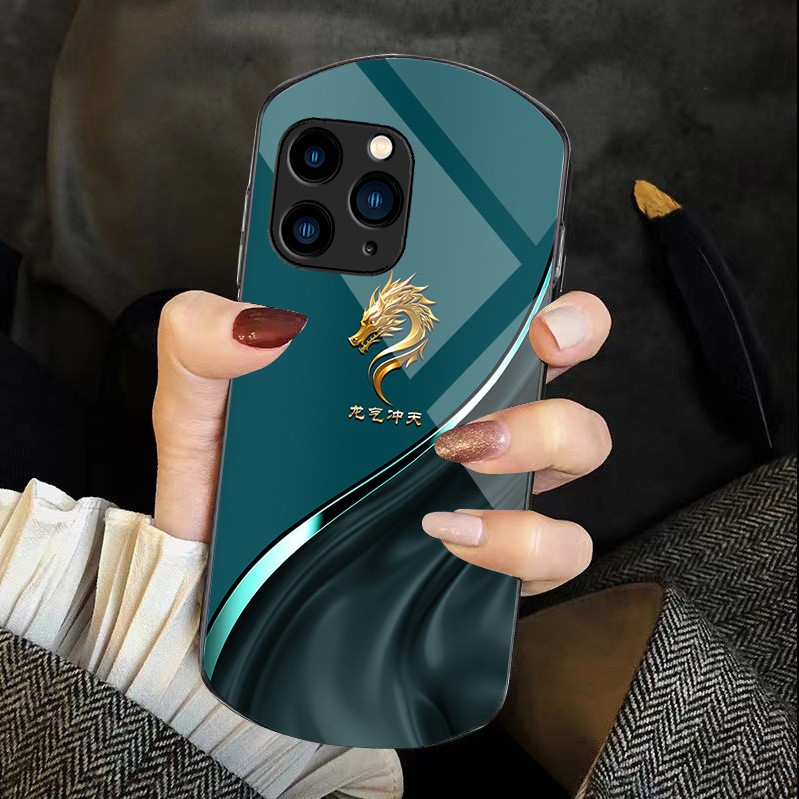 ينطبق على Apple 15 Dragon Qi Chongtian 13max Oval 11 Cloth Pattern 12mini Anti-Fall iPhone x aliexpress ينطبق على Apple 15 Dragon Qi Chongtian 13max Oval 11 Cloth Pattern 12mini Anti-Fall iPhone x aliexpress