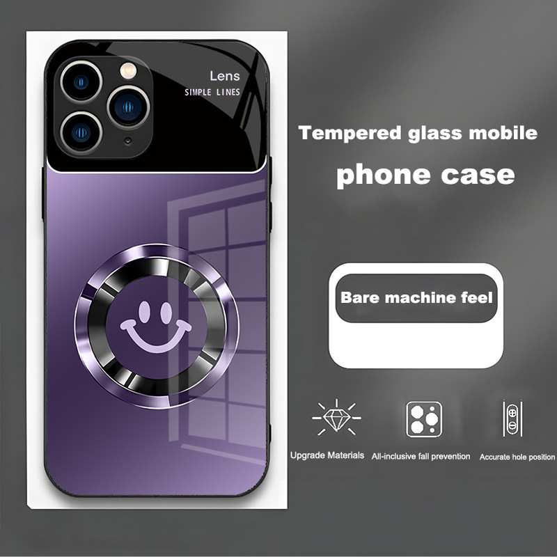ينطبق على Apple 17 Mobile Phone Case 15 Simplified 14 Smiling Face 13 Lradient Color 12 Glass 11 Hading Plus Inclusive anti Fall ينطبق على Apple 17 Mobile Phone Case 15 Simplified 14 Smiling Face 13 Lradient Color 12 Glass 11 Hading Plus Inclusive anti Fall