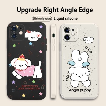 قابلة للتطبيق على iPhone16 Case Phone Case XS Animal 15 Creative 14 Cartoon 13 Dog 12 Silicone 11 Aliexpress Delivery