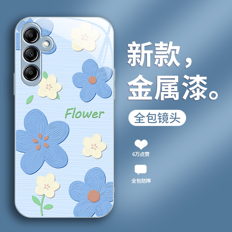 مناسبة ل Samsung A32 Phone Case A14 Glass A20 Flower مناسبة ل Samsung A32 Phone Case A14 Glass A20 Flower