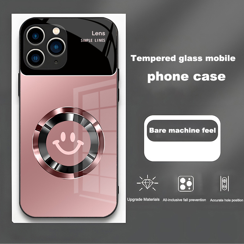 ينطبق على Apple 17 Mobile Phone Case 15 Simplified 14 Smiling Face 13 Lradient Color 12 Glass 11 Hading Plus Inclusive anti Fall ينطبق على Apple 17 Mobile Phone Case 15 Simplified 14 Smiling Face 13 Lradient Color 12 Glass 11 Hading Plus Inclusive anti Fall