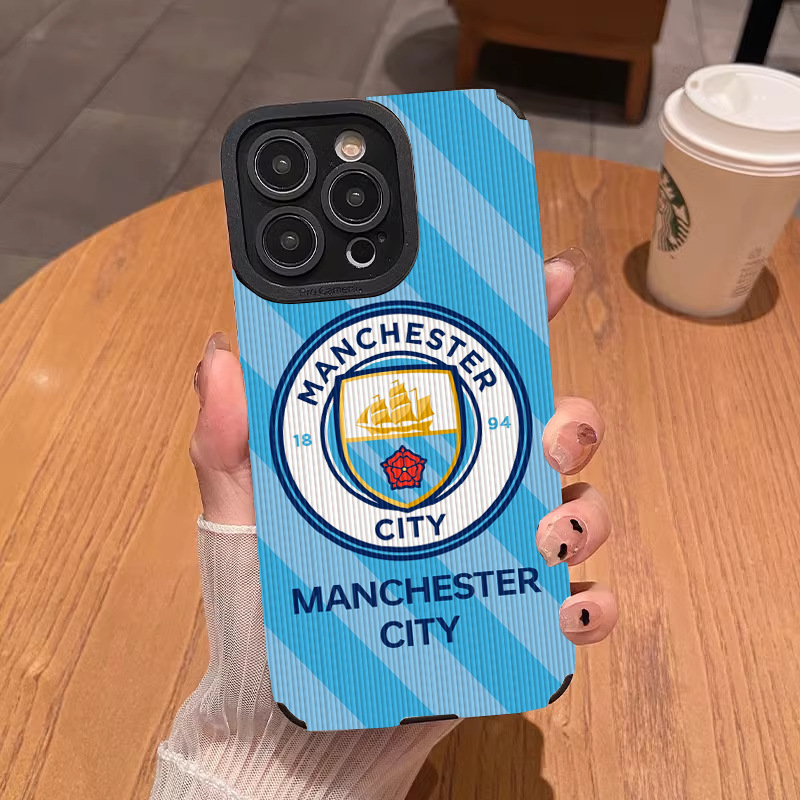 شعار فريق Manchester City مناسب لـ Apple 16 16Promax 16 16Pro 15 14 Case 13 12 11 7/8 شعار فريق Manchester City مناسب لـ Apple 16 16Promax 16 16Pro 15 14 Case 13 12 11 7/8