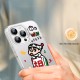 ينطبق على Apple 14Pro Mahjong Mini New 13/12 Color Silver Shell Plus Hu Brand XS Xiaoxin XR Cartoon