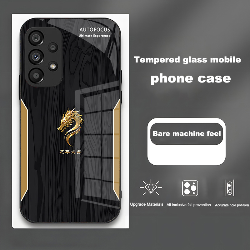 مناسبة لـ Samsung S8 Dragon Year Daji S22 Glass Ultra All Inclusive and Chinese Style S8 Anti-Fall S10 Aliexpress مناسبة لـ Samsung S8 Dragon Year Daji S22 Glass Ultra All Inclusive and Chinese Style S8 Anti-Fall S10 Aliexpress