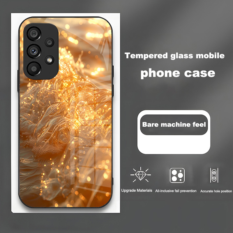 الماء المتدفق والذهب مناسبان لـ Samsung S21 Zhaocai S Glass Ultra Hot بالإضافة الماء المتدفق والذهب مناسبان لـ Samsung S21 Zhaocai S Glass Ultra Hot بالإضافة
