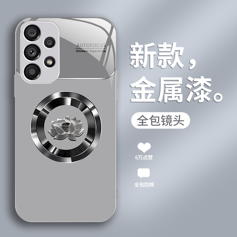 مناسبة لـ Samsung S23 Ultra Metal Liquid S21 Ring Lotus S10E Advanced Anti Fall S20 Aliexpress مناسبة لـ Samsung S23 Ultra Metal Liquid S21 Ring Lotus S10E Advanced Anti Fall S20 Aliexpress