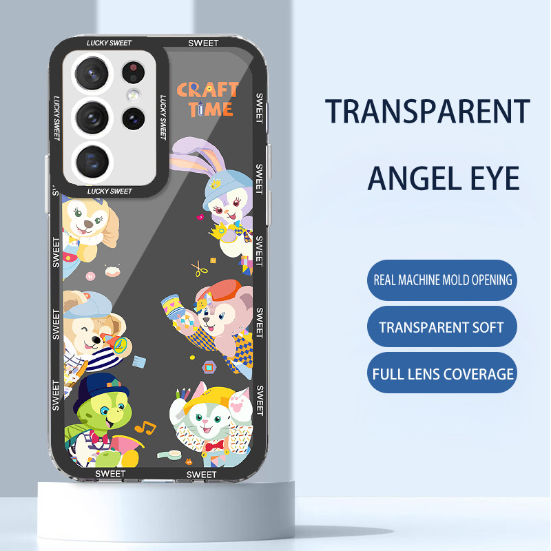 Put Duffy Bear مناسب ل Samsung A13 Angel Eye Phone Case 21Fe Lens S21Plus Cartoon Put Duffy Bear مناسب ل Samsung A13 Angel Eye Phone Case 21Fe Lens S21Plus Cartoon