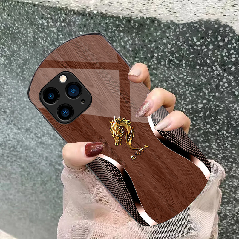 ينطبق على Apple 15Pro Glass Shell 14max Oval 13 Dragon Energy 11 Simple XR Wood Grain iPhonexs ينطبق على Apple 15Pro Glass Shell 14max Oval 13 Dragon Energy 11 Simple XR Wood Grain iPhonexs
