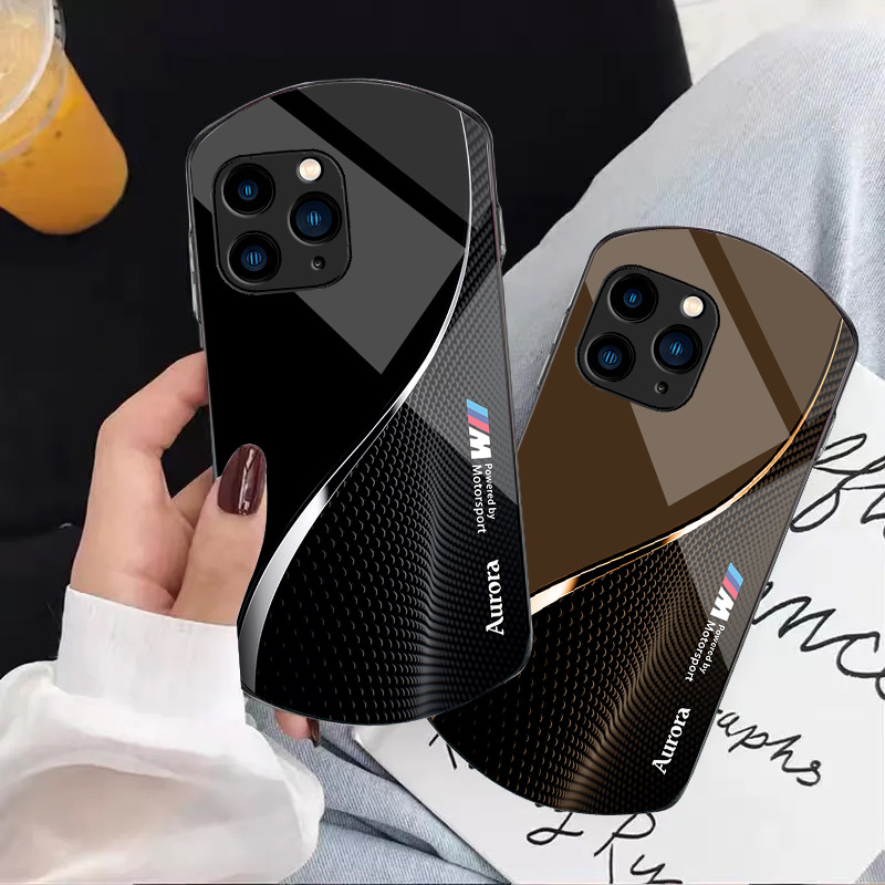 مناسبة لتوصيل Apple 15 Promax Grid BMW Curved Glass Mobile Phone Case Former و Atmospheric Aliexpress مناسبة لتوصيل Apple 15 Promax Grid BMW Curved Glass Mobile Phone Case Former و Atmospheric Aliexpress