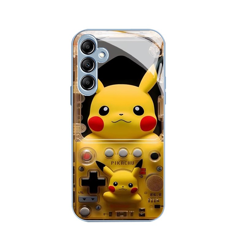 مناسبة لـ Samsung A72 Pikachu S21 Game Console 25 Cartoon Fe Glass Shell 20 يمكن شحنها A14 شاملة شاملة مناسبة لـ Samsung A72 Pikachu S21 Game Console 25 Cartoon Fe Glass Shell 20 يمكن شحنها A14 شاملة شاملة