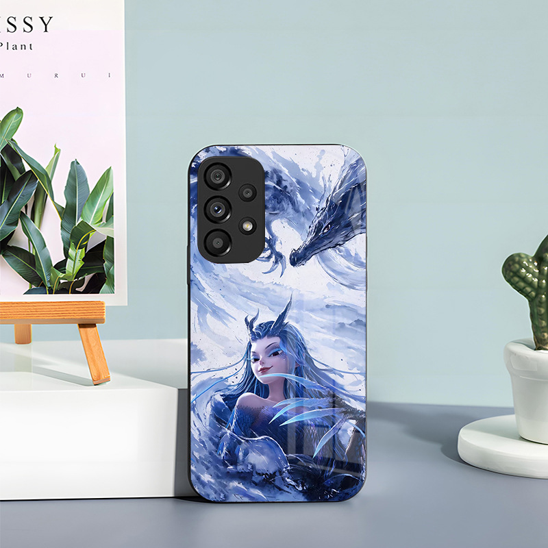 مناسبة لـ Samsung S25 Case S24 Comic Comic S23 Nezha S22 Devil S21 Glass Class S20 مكافحة السقوط ومضاد للخلع مناسبة لـ Samsung S25 Case S24 Comic Comic S23 Nezha S22 Devil S21 Glass Class S20 مكافحة السقوط ومضاد للخلع