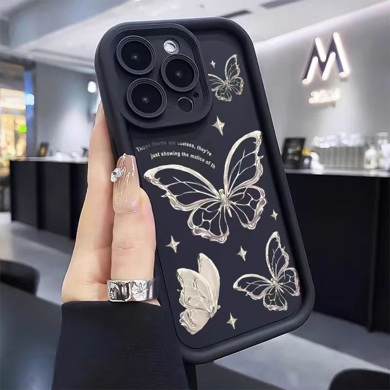 فراشة بسيطة مناسبة ل Samsung S25ultra S25 S24ULTRA A15 A55 CASE SAMSUNG S24 فراشة بسيطة مناسبة ل Samsung S25ultra S25 S24ULTRA A15 A55 CASE SAMSUNG S24