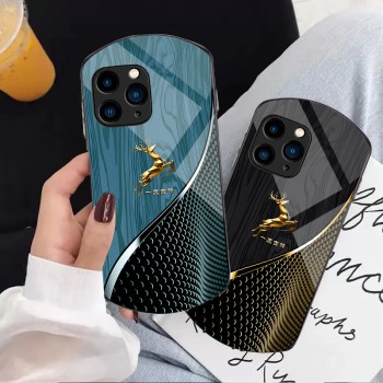 ينطبق على Apple 11/12 Yilu Jixiang 13 Oval 14 Wood Grain 15 Polka Dot بالإضافة