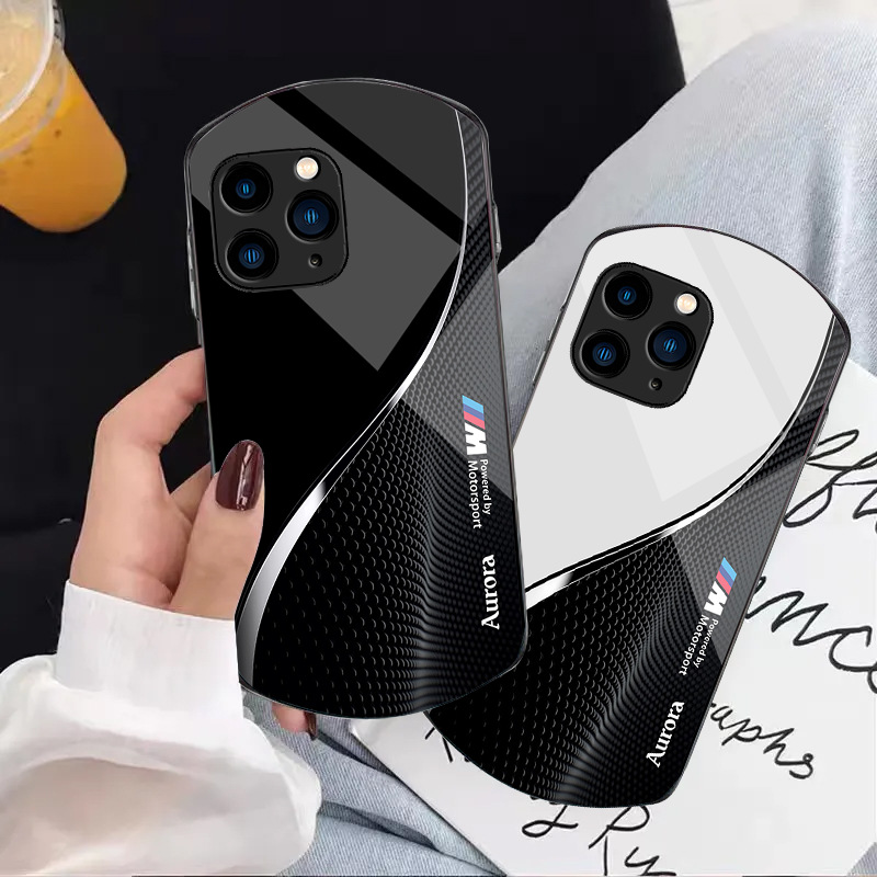 مناسبة لتوصيل Apple 15 Promax Grid BMW Curved Glass Mobile Phone Case Former و Atmospheric Aliexpress مناسبة لتوصيل Apple 15 Promax Grid BMW Curved Glass Mobile Phone Case Former و Atmospheric Aliexpress