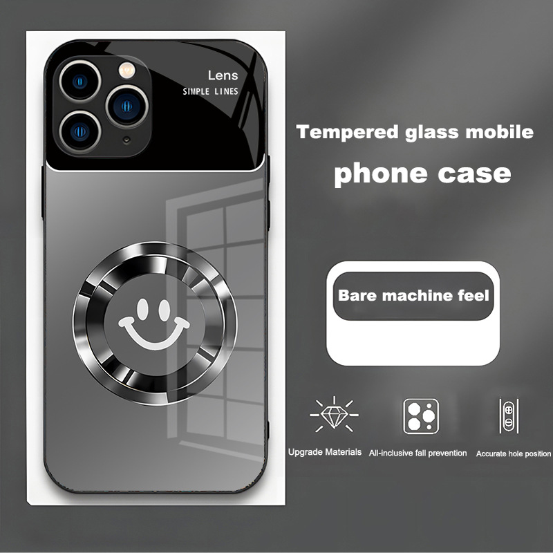ينطبق على Apple 17 Mobile Phone Case 15 Simplified 14 Smiling Face 13 Lradient Color 12 Glass 11 Hading Plus Inclusive anti Fall ينطبق على Apple 17 Mobile Phone Case 15 Simplified 14 Smiling Face 13 Lradient Color 12 Glass 11 Hading Plus Inclusive anti Fall