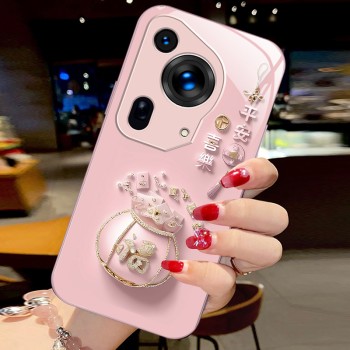 ينطبق على Huawei P70+Ping A Xile P60 New P50 الإبداعي واللطيف P40 P30/P20 التغطية الكاملة لمكافحة السقوط