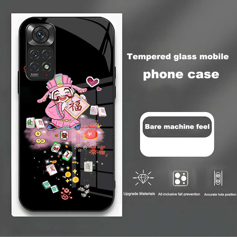 مناسبة لـ Redmi K80Pro God of Wealth Mobile Case K70 ، قم بتوضيح مذكرة ثروة كل ما أريد أن أكون K40 Get Rich A1 Glass مناسبة لـ Redmi K80Pro God of Wealth Mobile Case K70 ، قم بتوضيح مذكرة ثروة كل ما أريد أن أكون K40 Get Rich A1 Glass