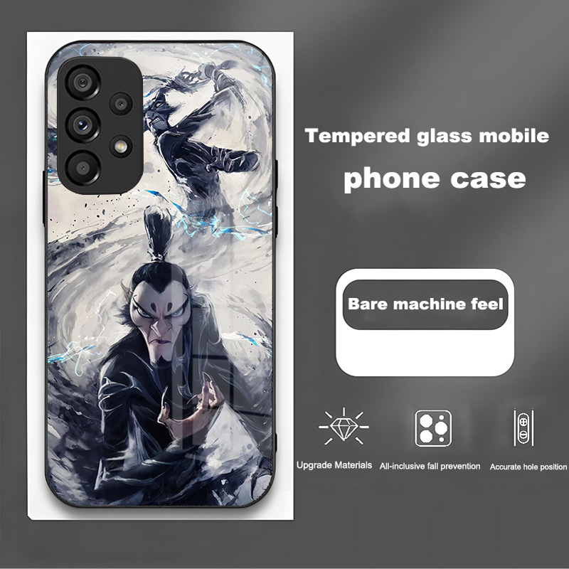 مناسبة لـ Samsung S25 Case S24 Comic Comic S23 Nezha S22 Devil S21 Glass Class S20 مكافحة السقوط ومضاد للخلع مناسبة لـ Samsung S25 Case S24 Comic Comic S23 Nezha S22 Devil S21 Glass Class S20 مكافحة السقوط ومضاد للخلع