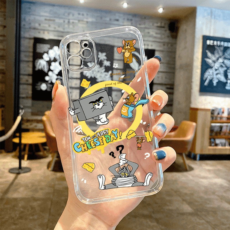 ينطبق على Apple 15 Plus Phone Case XR Cat و Mouse XS Tom 16 Jerry 12 Men and Women ينطبق على Apple 15 Plus Phone Case XR Cat و Mouse XS Tom 16 Jerry 12 Men and Women