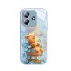 مناسبة لـ Redmi K80 Case Mobile Phone Case K70 Cartoon K60 Winnie Bear K50 Blue Flowers K40 Liquid K30 لطيف