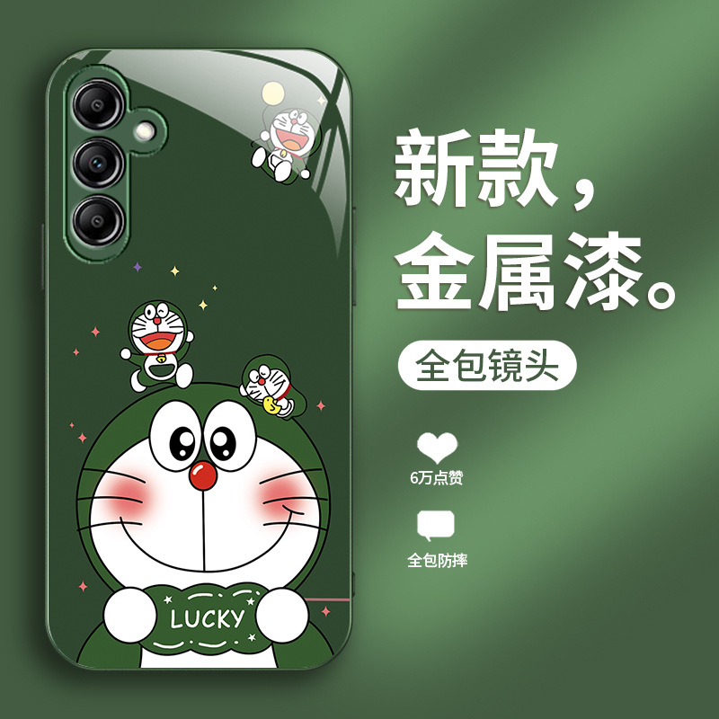 مناسبة لـ Samsung A33 Doraemon A72 الزجاج السائل Fe الزوجين A54 Dingdang Cat A73 Cartoon S30 الرجال والنساء مناسبة لـ Samsung A33 Doraemon A72 الزجاج السائل Fe الزوجين A54 Dingdang Cat A73 Cartoon S30 الرجال والنساء