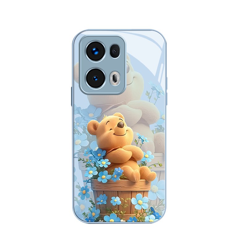 ينطبق على OPPOFINDX8 للهاتف المحمول CASE X7 Cartoon Pro Winnie Bear A32 Blue Flowers A96 Liquid A97 لطيف ينطبق على OPPOFINDX8 للهاتف المحمول CASE X7 Cartoon Pro Winnie Bear A32 Blue Flowers A96 Liquid A97 لطيف