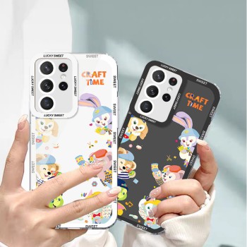 Put Duffy Bear مناسب ل Samsung A13 Angel Eye Phone Case 21Fe Lens S21Plus Cartoon