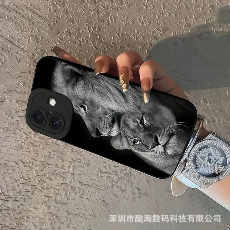 جراب هاتف محمول الأسد المناسب لهواتف ابل ايفونiPhone16promax Apple 15 14pro/13/12/14 جراب هاتف محمول الأسد المناسب لهواتف ابل ايفونiPhone16promax Apple 15 14pro/13/12/14